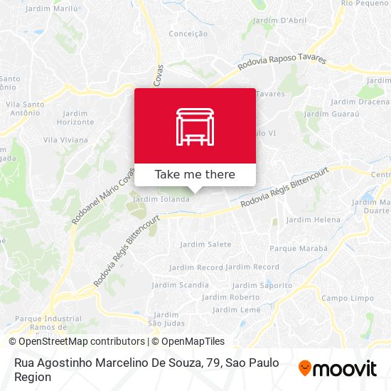 Rua Agostinho Marcelino De Souza, 79 map