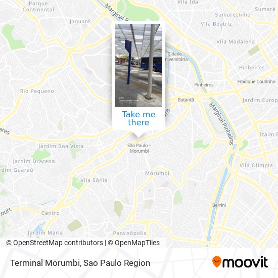 Terminal Morumbi map