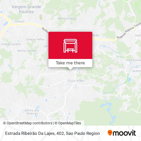 Estrada Ribeirão Da Lajes, 402 map