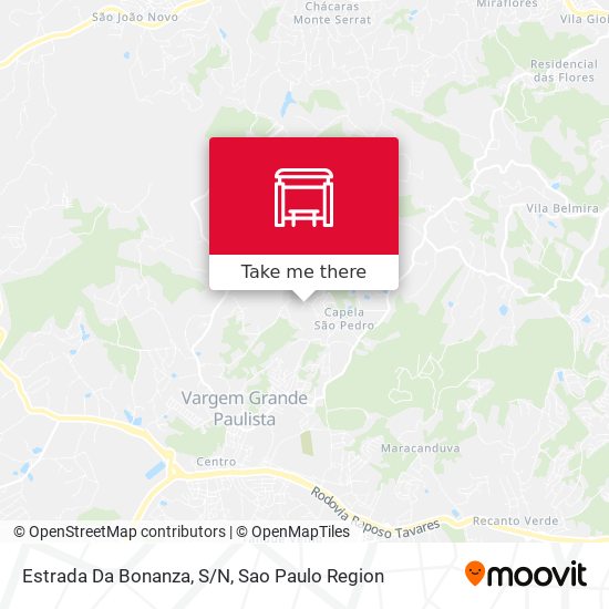 Estrada Da Bonanza, S/N map