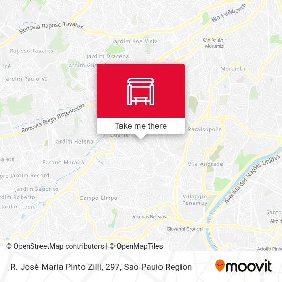 R. José Maria Pinto Zilli, 297 map