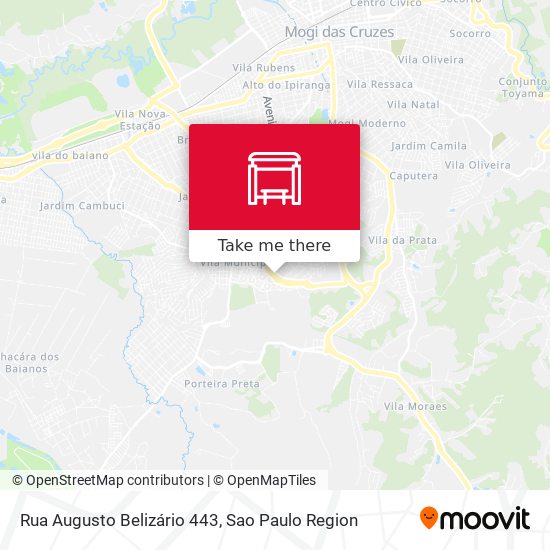 Rua Augusto Belizário 443 map