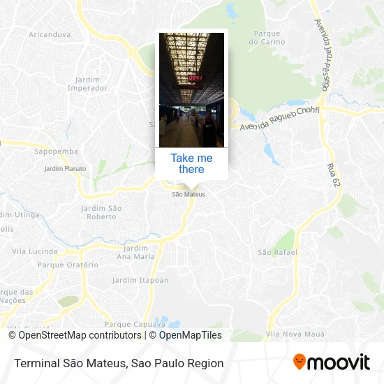 Terminal São Mateus map