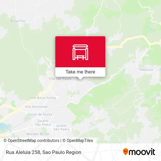 Rua Aleluia 258 map