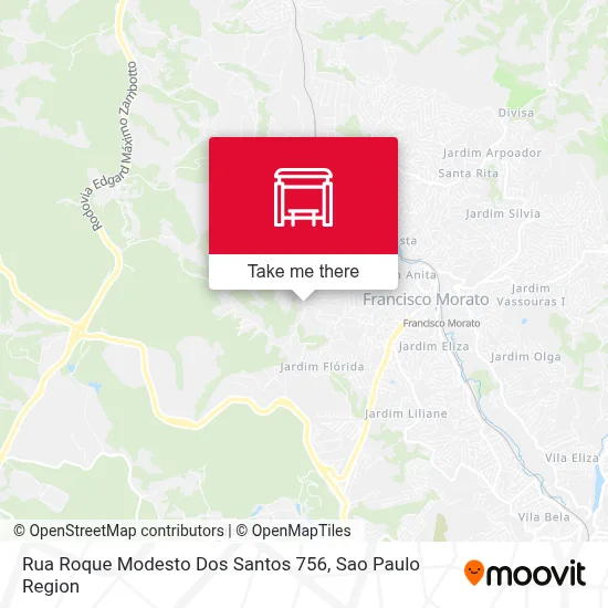 Rua Roque Modesto Dos Santos 756 map