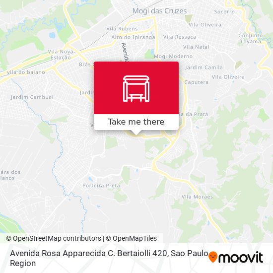 Avenida Rosa Apparecida C. Bertaiolli 420 map