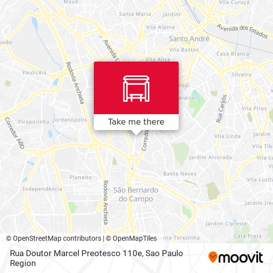 Mapa Rua Doutor Marcel Preotesco 110e