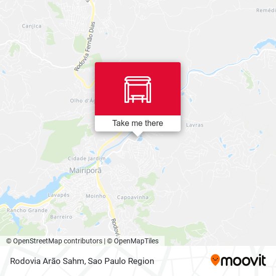 Rodovia Arão Sahm map