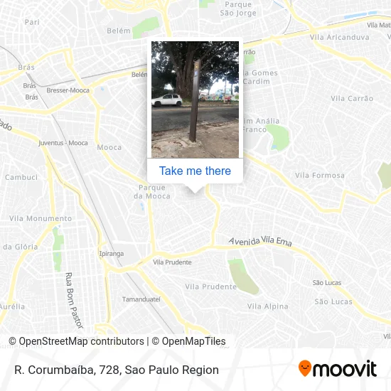 R. Corumbaíba, 728 map