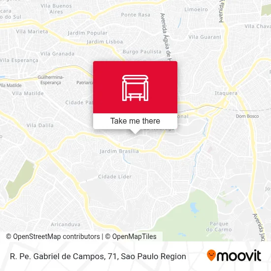 R. Pe. Gabriel de Campos, 71 map