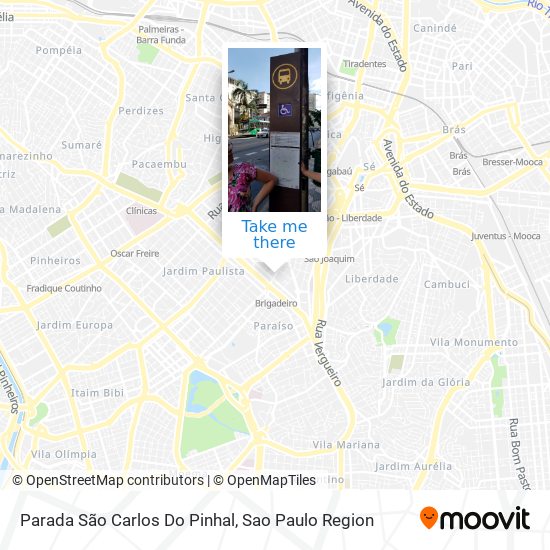 Mapa Parada São Carlos Do Pinhal