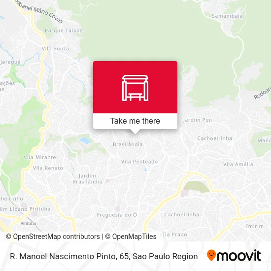 R. Manoel Nascimento Pinto, 65 map