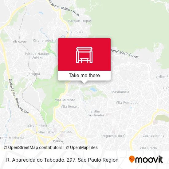 R. Aparecida do Taboado, 297 map