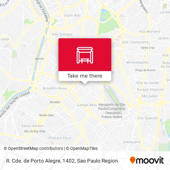 R. Cde. de Porto Alegre, 1402 map
