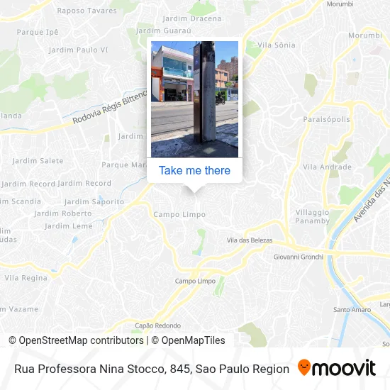 Rua Professora Nina Stocco, 845 map