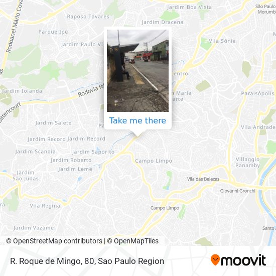 R. Roque de Mingo, 80 map