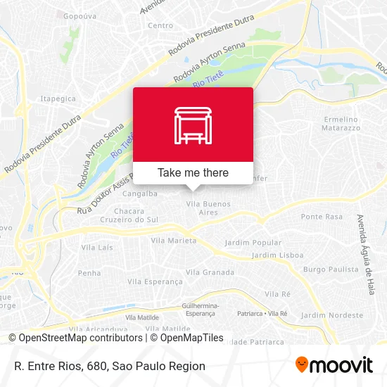 R. Entre Rios, 680 map