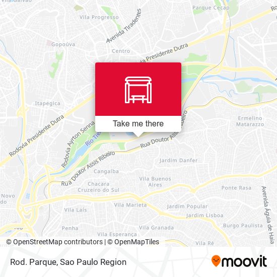 Rod. Parque map