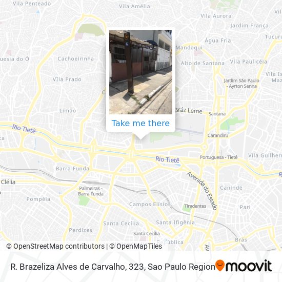 R. Brazeliza Alves de Carvalho, 323 map