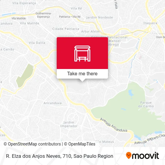 R. Elza dos Anjos Neves, 710 map