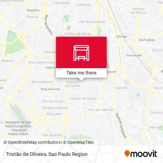 Tristão de Oliveira map