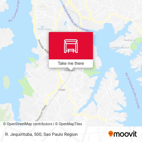 R. Jequirituba, 500 map