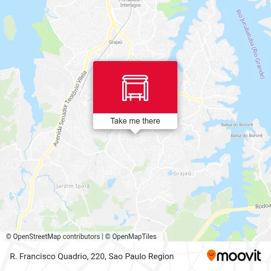 R. Francisco Quadrio, 220 map