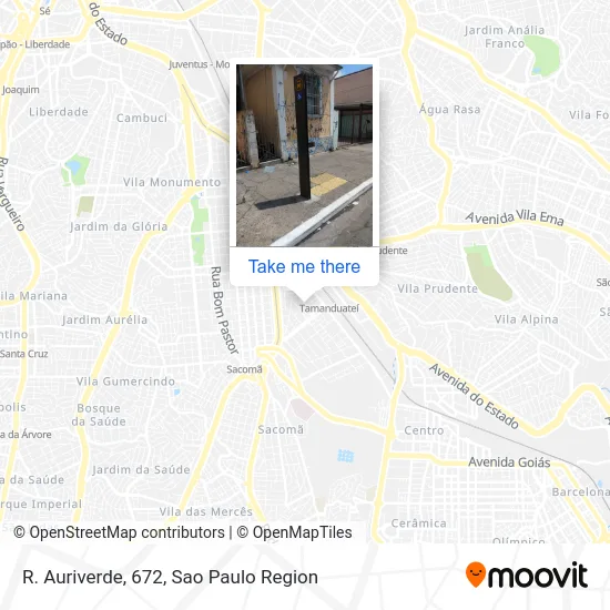 R. Auriverde, 672 map