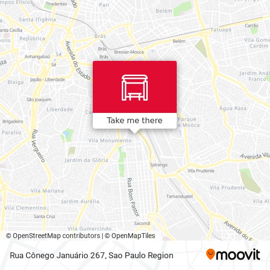 Rua Cônego Januário 267 map