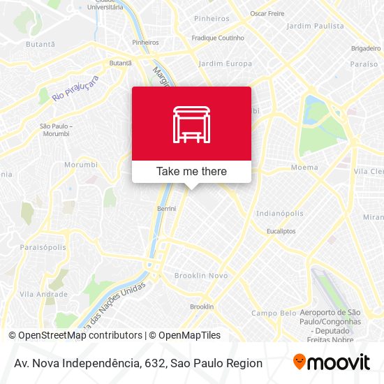 Av. Nova Independência, 632 map