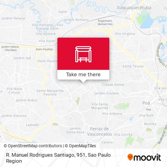 R. Manuel Rodrigues Santiago, 951 map