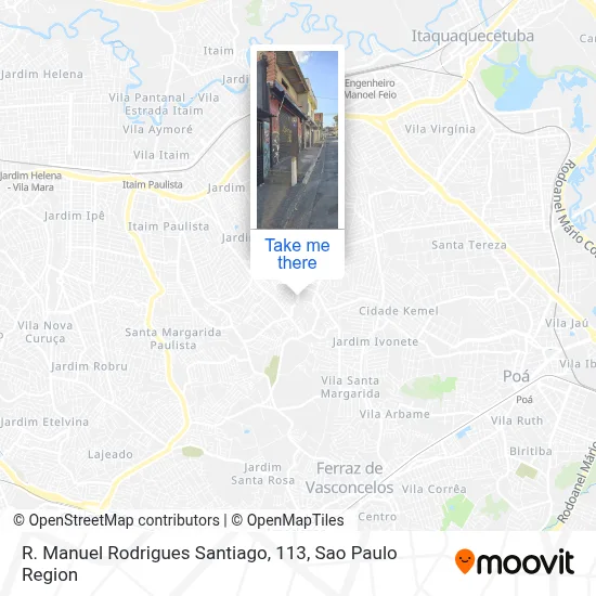 R. Manuel Rodrigues Santiago, 113 map