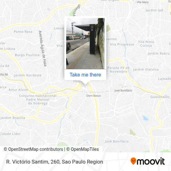 R. Victório Santim, 260 map