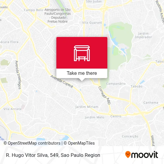 R. Hugo Vitor Silva, 549 map