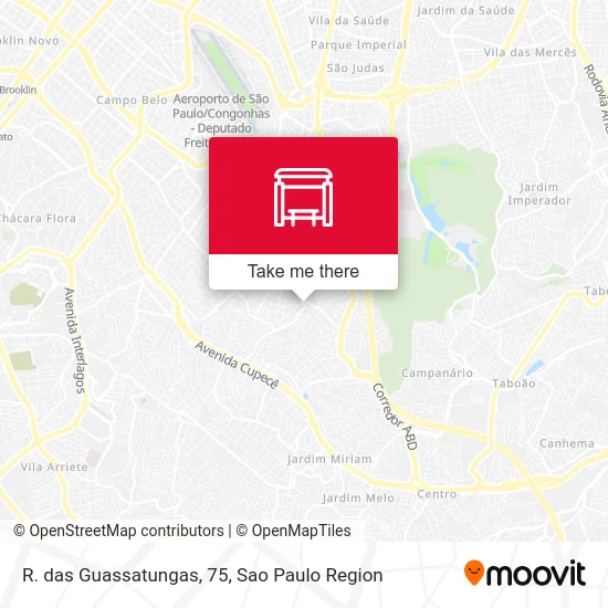 R. das Guassatungas, 75 map