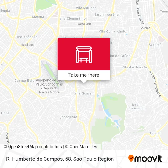 R. Humberto de Campos, 58 map