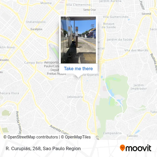 R. Curupiás, 268 map