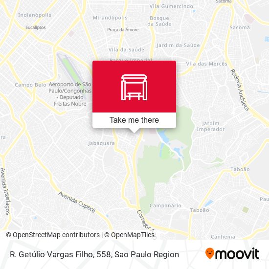 R. Getúlio Vargas Filho, 558 map