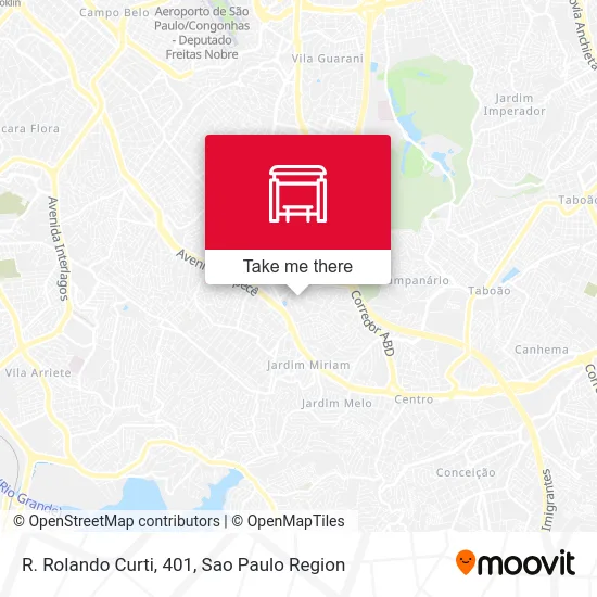 R. Rolando Curti, 401 map