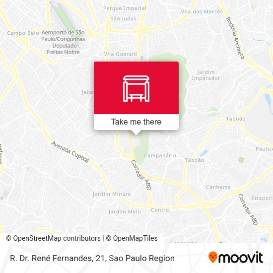 R. Dr. René Fernandes, 21 map