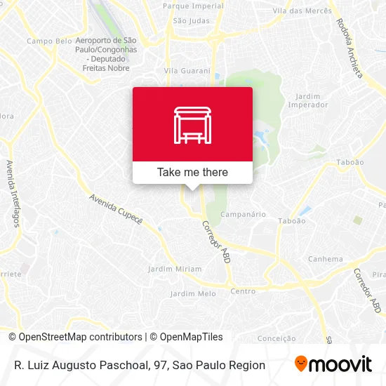 R. Luiz Augusto Paschoal, 97 map