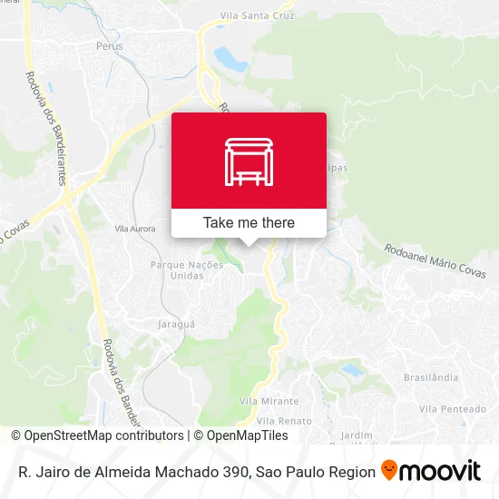 R. Jairo de Almeida Machado 390 map