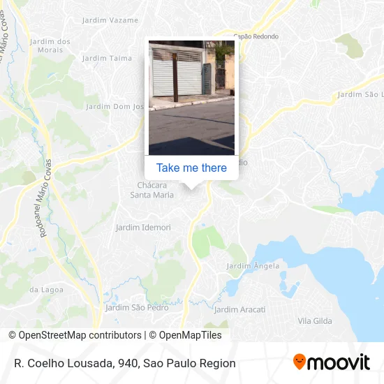 R. Coelho Lousada, 940 map