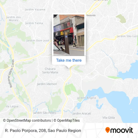 R. Paolo Porpora, 208 map