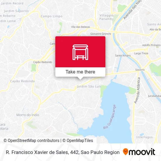 R. Francisco Xavier de Sales, 442 map