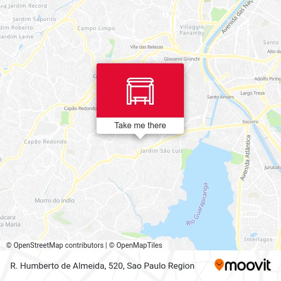 R. Humberto de Almeida, 520 map