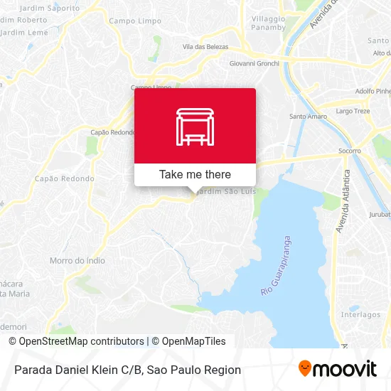 Parada Daniel Klein C/B map