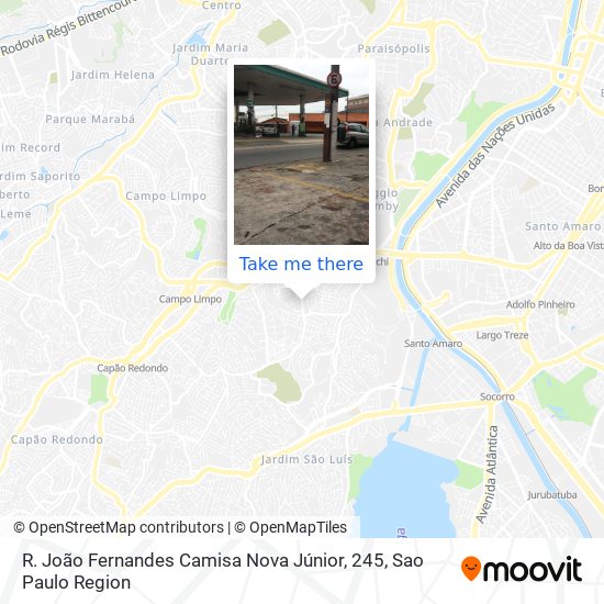 R. João Fernandes Camisa Nova Júnior, 245 map