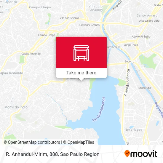 R. Anhandui-Mirim, 888 map