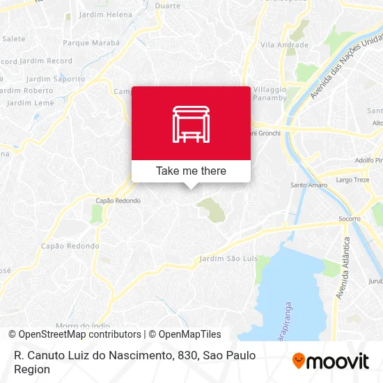 R. Canuto Luiz do Nascimento, 830 map